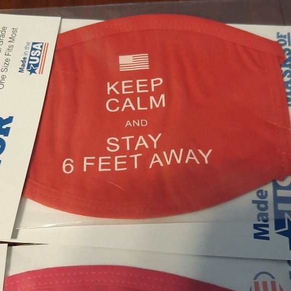 Face Masks 2 for 1 Made in USA NWT - Picture 5 of 6